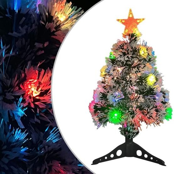 Sapin de Noël artificiel simple avec éclairage 64 cm fibre de verre - Sapins de Noël artificiels FR6996372 1parcel