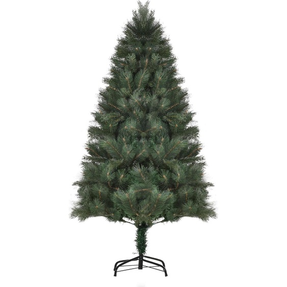 Sapin de Noël Fortuna Lai Ø90 x 180 cm, sapin artificiel, feuillage réaliste, vert