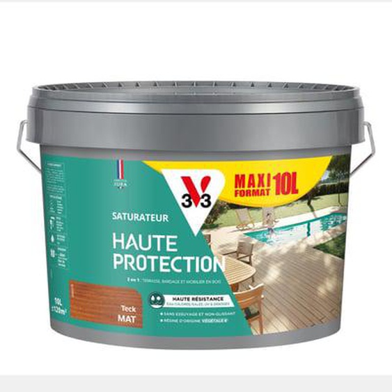 Saturateur Haute Protection Biosourcé bois naturel Mat - 10L