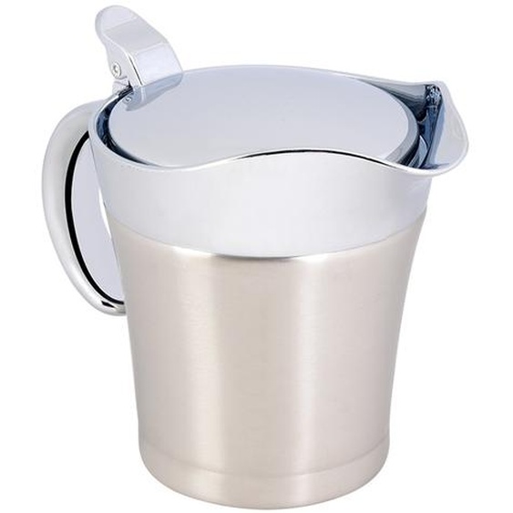 Saucière, Pot à sauce, Pot à sauce, Pot à sauce isolé, Pot à sauce en inox