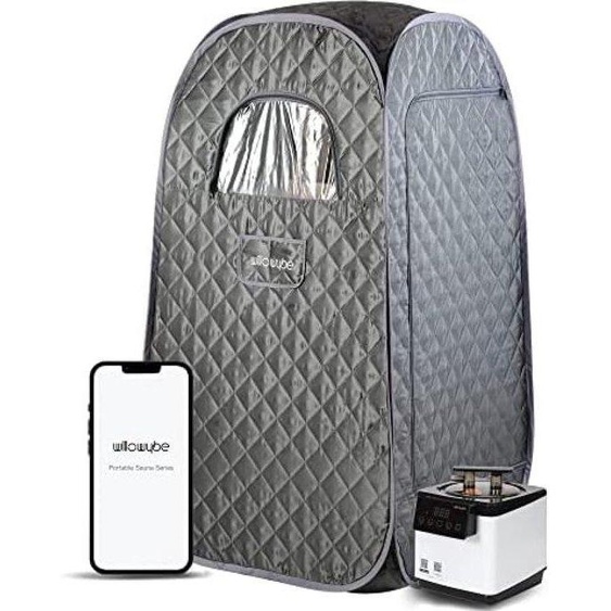 Sauna à vapeur portable avecBluetooth, générateur de vapeur, siège, canapé encastrable | Spa personnel à domicile