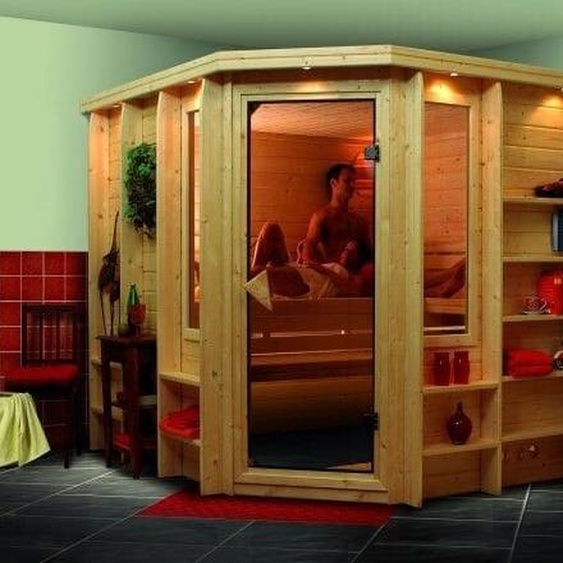 Sauna bois massif 40 mm Marona - Premium