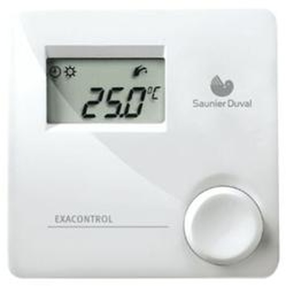 Saunier Duval - Thermostat dAmbiance Filaire Exacontrol e Blanc - 0020017839