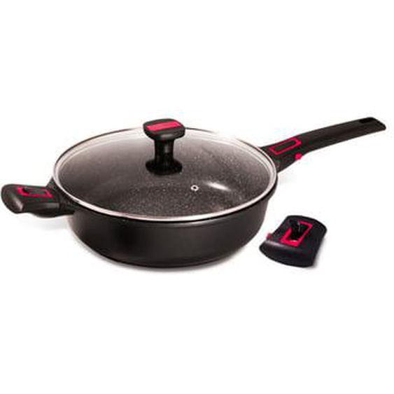 Sauteuse avec couvercle granit Pro céramique
