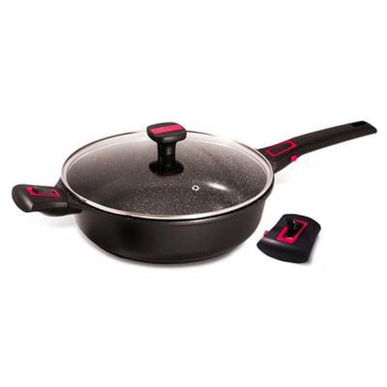 Sauteuse avec couvercle granit Pro céramique
