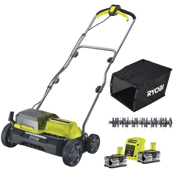 Scarificateur/aérateur alimenté simultanément par 2 batteries 18V ONE+™ - 35 cm (2 x 4,0 Ah)