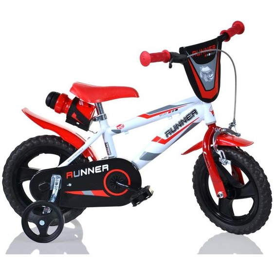 F.lli Schiano Sch Runner 12 - Vélo Pour Garçons (3-5 Ans), Roues 12, Cadre En Acier, Avec Accessoires - Couleur Rouge