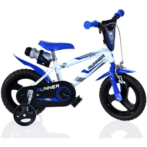 F.lli Schiano Sch Runner 12 - Vélo Pour Garçons (3-5 Ans), Roues 12, Cadre En Acier, Avec Accessoires - Couleur Bleu