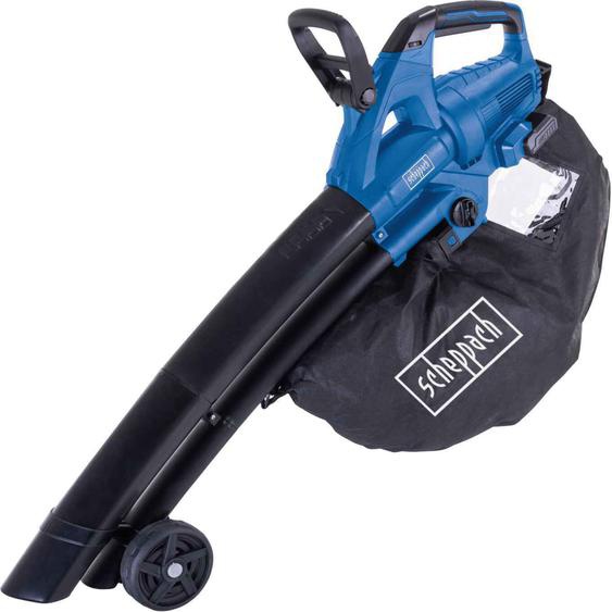 Scheppach Aspirateur/souffleur de feuilles à batterie 4en1 BC-BLV720-X | 210 km/h | 720 m3/h | 20V IXES | Moteur Brushless | 9000 - 14.000 min-1 | Sac de ramassage 45 L