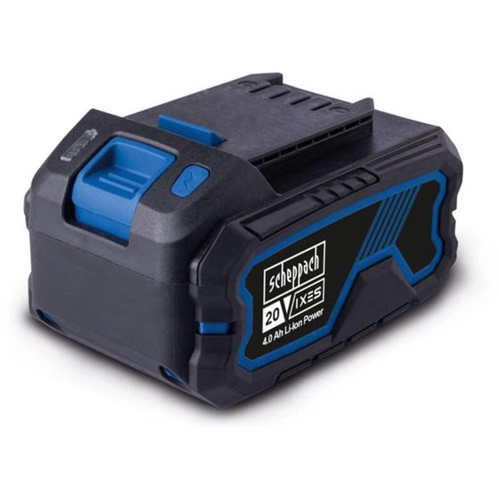 Scheppach - Batterie ixes 20V - SBP4.0 - Li-ion - 4,0 Ah - Longue durée de vie - Voyant de charge - Rechargement rapide - Boîtier résistant