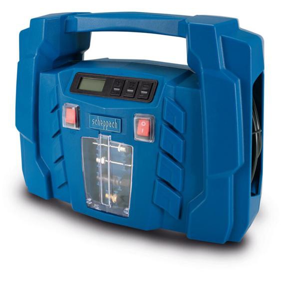 Scheppach - Compresseur portatif Airforce5 - 150 w - Affichage digital - Raccordement 12 V-230 v - Pression 8 bar - Forte admission dair de 180