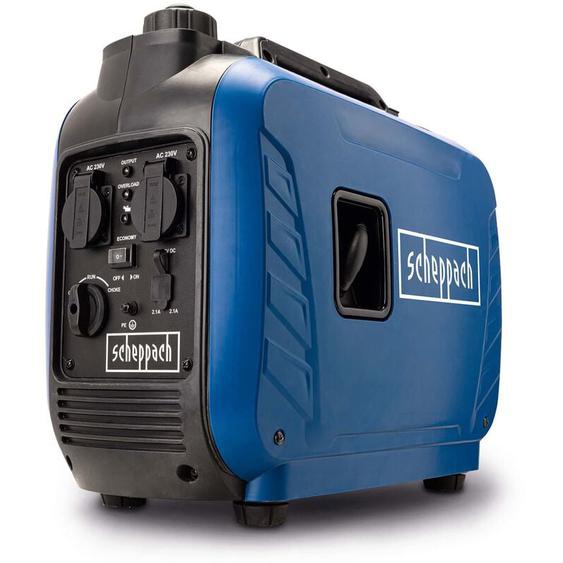 Scheppach - Groupe Electrogène Inverter SG2500i - Générateur délectricité de secours - 2000W - 79 cm3 - 2 Prises 230V / 2 Fiches usb type a - 64,1dB
