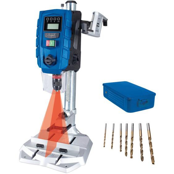 Scheppach - Perceuse à colonne DP60SE – 710 w – Vitesses variables 170-880/490-2600 min-1 – Course de perçage 100 mm – Ecran digital – Lumière led et