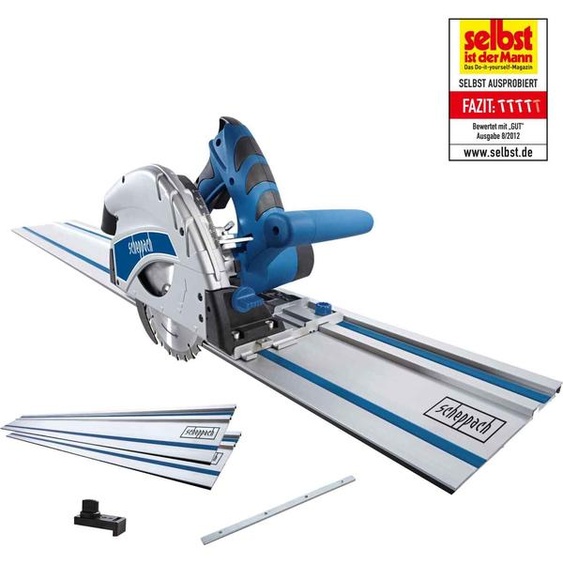 Scheppach PL55 16 cm Noir, bleu, argent 9500 tr/min 1200 W