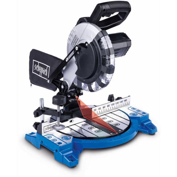 Scie à onglets HM210L – 1500 w – 220-240 v – Lame de 210 mm – Largeur de coupe max 120 mm – Hauteur de coupe max 60 mm – Vitesse de rotation 4900