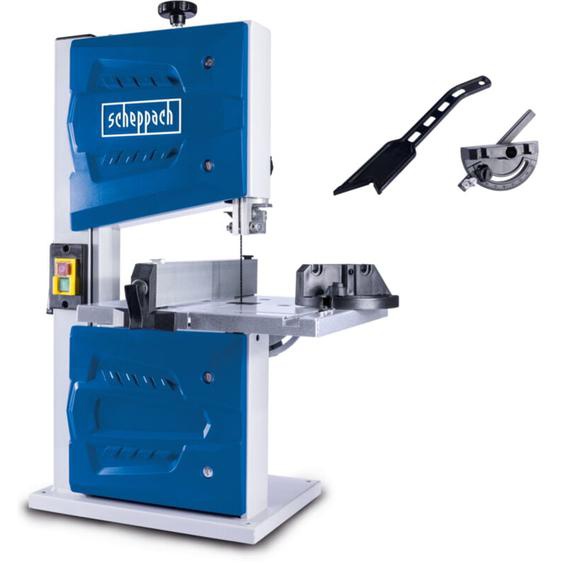 Scheppach - Scie à ruban HBS25 - 350 w – 230 v - Hauteur de coupe 80 mm – Vitesse du ruban 880 m/min – Vitesse de rotation 1400 min-1 – Table