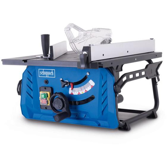 Scheppach - Scie sur table HS210 – Scie électrique stationnaire – Scie circulaire – 220 v – 1500 w – ø 210 mm – Hauteur de coupe max 70 mm
