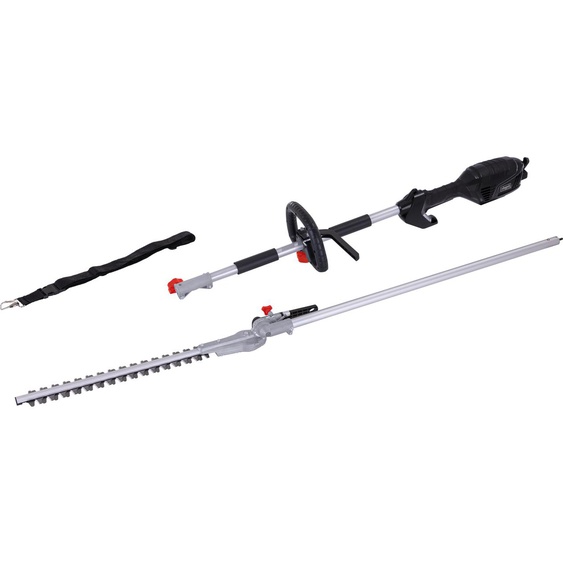 Scheppach Taille-haies électrique télescopique ETHT1000 | Moteur 1000W | Tête pivotante à 135° | 10 positions réglables | Epaisseur de coupe 20mm | Longueur totale 2590mm