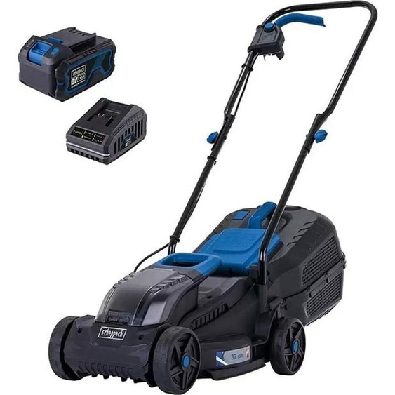 Scheppach Tondeuse à gazon sans fil BC-MP320-X 20V-IXES 32cm 1x4,0Ah batterie + chargeur