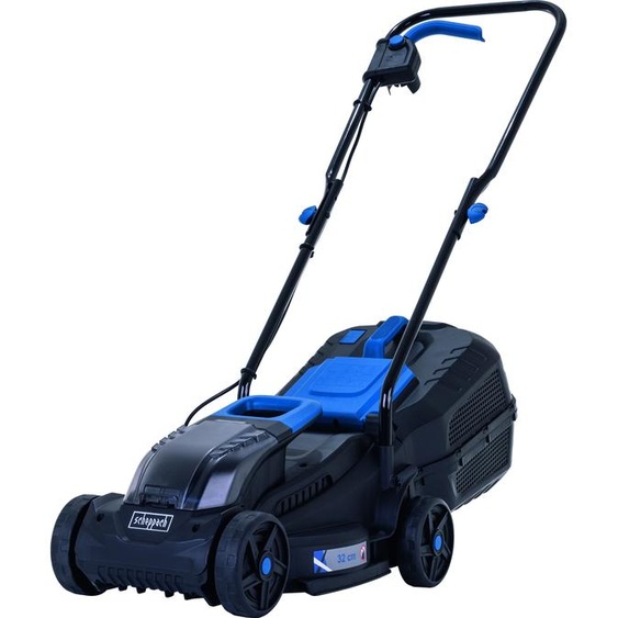 Scheppach Tondeuse à gazon sans fil BC-MP320-X | Largeur de coupe 32 cm | Réglage de la hauteur de coupe sur 4 niveaux | 250 - 300 m2 | 20V IXES | Moteur Brushless | 30L