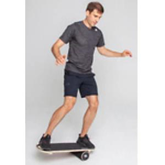 SCHILDKRÖT Balance Board Wave, en bois véritable, noir