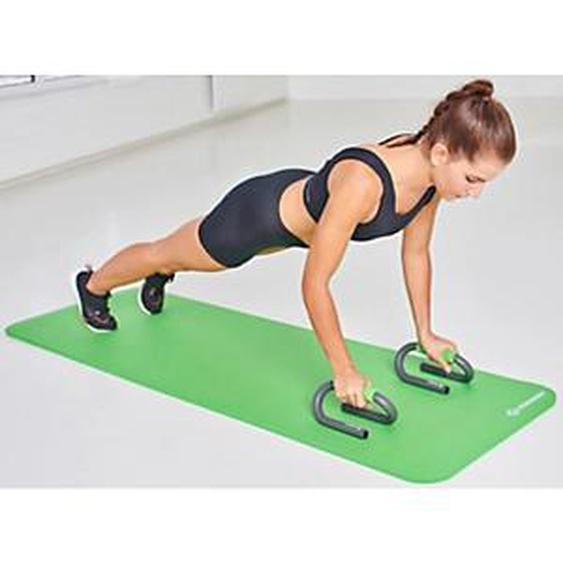SCHILDKRÖT Poignée pour pompes Push Up Bars, noir/vert