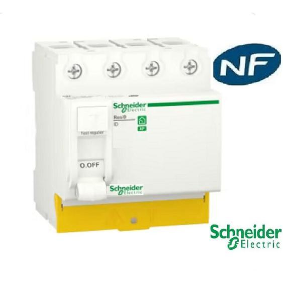 Schneider Electric - Interrupteur différentiel Resi9 4P 63A 30ma - ac - Schneider R9PRC463