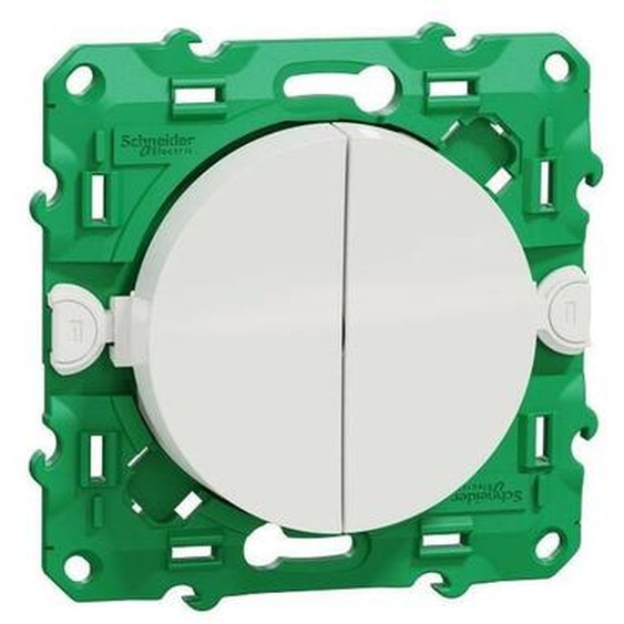 Schneider Electric - odace sfsp - interrupteur double - sans fil sans pile SCHS520114