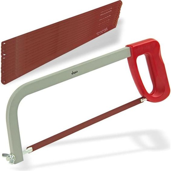 Scie à arc portative pour le fer + 12 lames de scie MBS 300