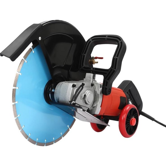 Scie à béton électrique, puissance 4000W, lame de scie circulaire, profondeur de coupe réglable, 14pouces, EU
