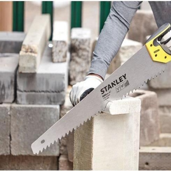 Scie à Béton Stanley, 650 mm, Denture Hard Point 2x, 1,2 dents/pouce