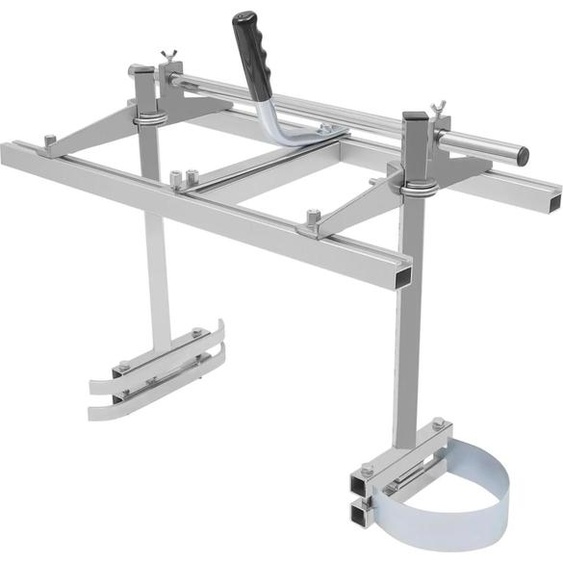 Scie à chaîne mobile - Guide de coupe de planches réglable - Alliage daluminium - Longueur de lame max. Largeur de planche 60 cm - Epaisseur de coupe 1,27-33 cm - Pour guide 35,5-61 cm
