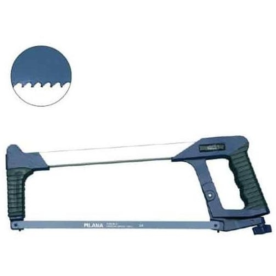 Scie à Métaux Pro Profil ALU + 10 Lames 300 x 13 mm Bi-Métal 24 TPI Usage Intensif - Diamwood