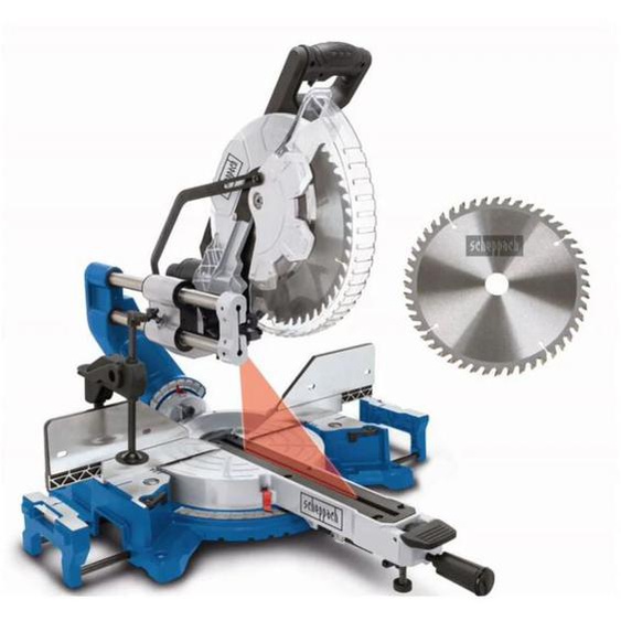 Scie à onglet radiale 2000W 305mm à double glissière fixe HM30 - SCHEPPACH - 5901223901
