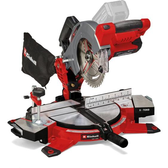 Einhell - Scie à onglet sans fil te-ms 18/210 Li - Solo Power X-Change (18 v, 3.000 trs/min, Lame Ø210 x ø30 mm lame de scie, tête de scie