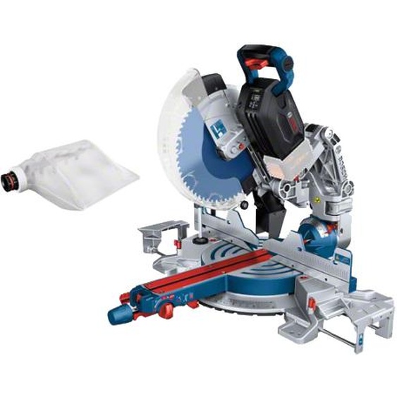 Scie à onglets Biturbo 18 V GCM 18V-305 GDC Professional (sans batterie ni chargeur) avec accessoires BOSCH 0601B43000