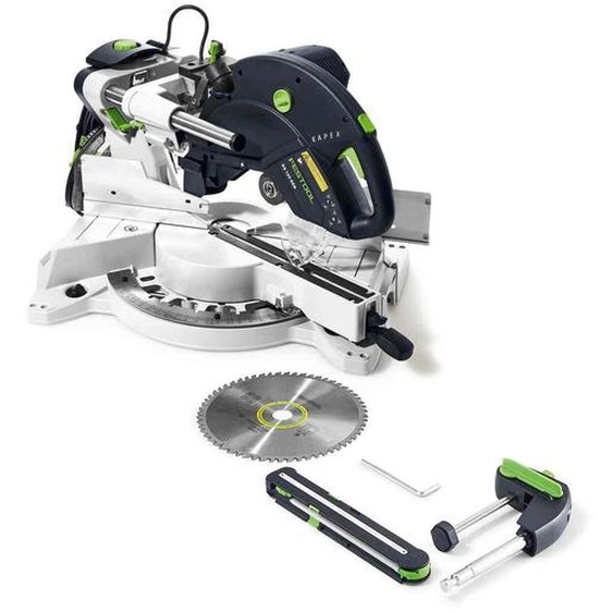 Scie à onglets radiale 1600 W KAPEX KS 120 REB avec accessoires FESTOOL 575302