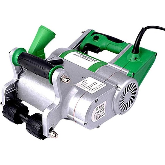 Scie à rainurer - Scie électrique à rainurer les murs - 1100 W - 2000 tr/min - Profondeur de coupe 30 mm - 220 V 50 Hz - Angle de fraisage 360° - Vert