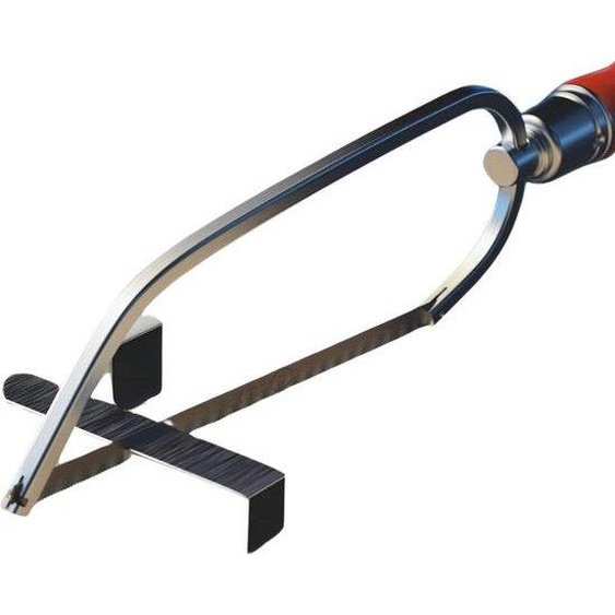 Scie à ruban universelle 150 mm avec disque de ponçage universel - Scie à ruban manuelle PUK dorigine 150 mm - petite scie à ruban pour le métal, le plastique, laluminium et le bois