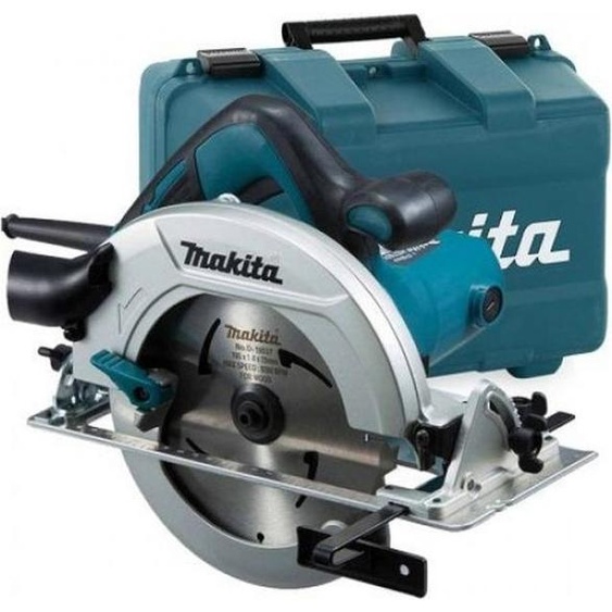 Scie circulaire 1600W Ø 190mm en coffret plastique - MAKITA HS7611K