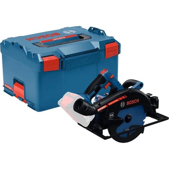 Scie circulaire 18 V EXKS18V-68GX Biturbo Brushless (sans batterie ni chargeur) + coffret L-BOXX BOSCH EXPERT 06016B5301