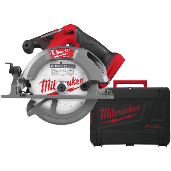 Scie circulaire 18 V M18 FUEL M18 FCS552-0X bois et plastique 57 mm (sans batterie ni chargeur) + coffret HD BOX MILWAUKEE 4933493588