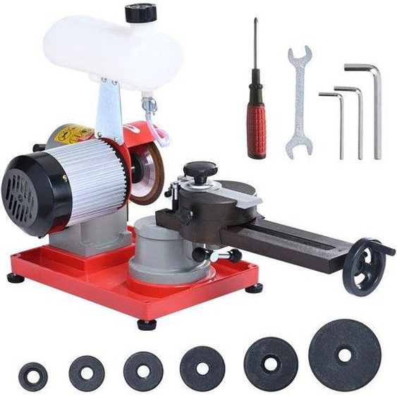 Scie circulaire électrique, 370W, 3600 tr/min, 80-125 mm, disque de coupe pour bois, métal et plastique