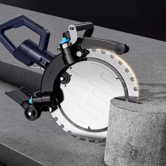 Scie circulaire électrique pour béton – scie murale/scie circulaire – 5200W, 220V – disque de 41 cm – profondeur de coupe de 31 cm – 2700 tr/min – prise secteur européenne