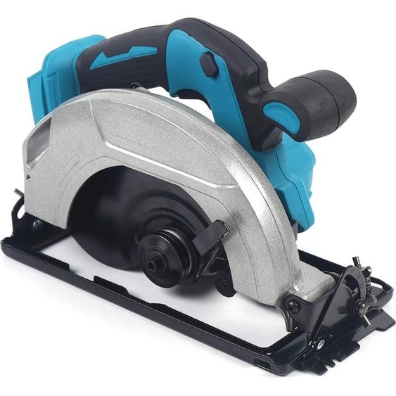 Scie circulaire manuelle sans fil sans balais, 178 mm, 1380 W, 4500 tr/min, pour batterie 18 V, bleu