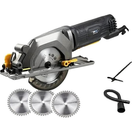 Scie circulaire, moteur puissant, capacité de coupe polyvalente, kit3, EU