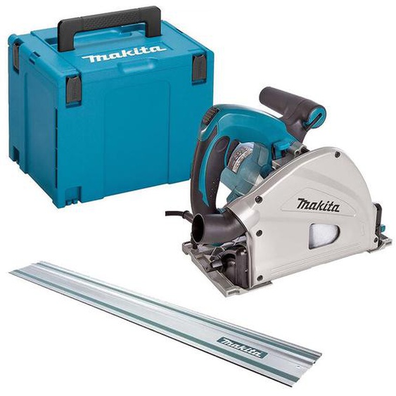 Makita - Scie circulaire plongeante SP6000J1 - 1300W - 165MM - En coffret mak-pac - Avec Rail de guidage 1400 mm