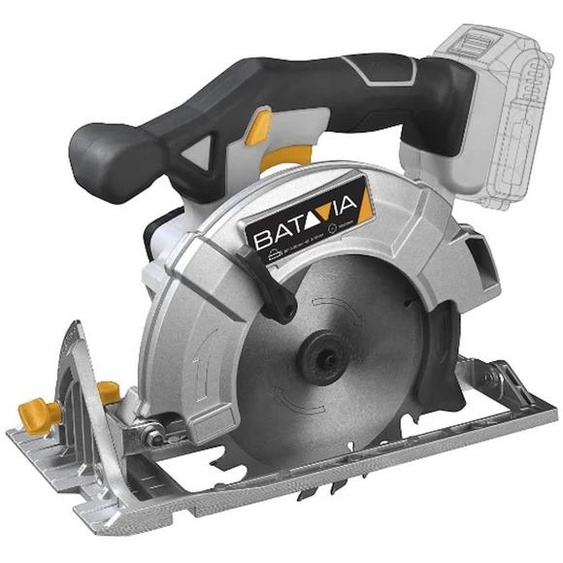 Scie circulaire sans fil 18V 165 mm - Maxxpack - coupe biaise 45° - profondeur réglable