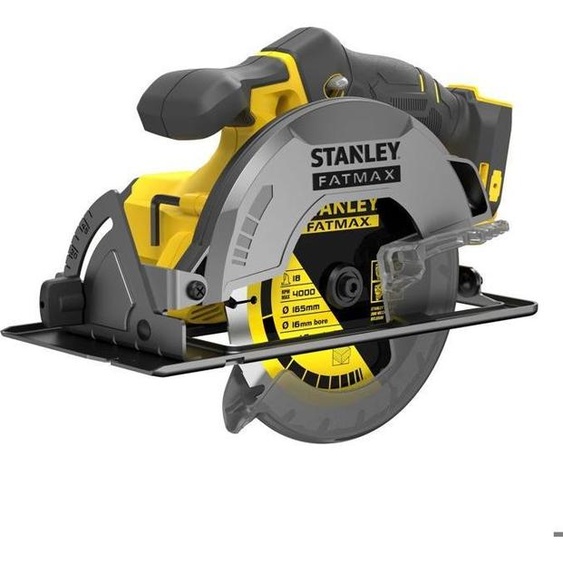 Scie Circulaire sans Fil STANLEY FATMAX V20, 165 mm, 18V, SFMCS500B-XJ, Sans Batterie