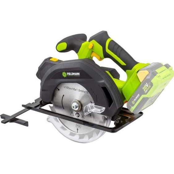 Scie Circulaire sans Fil Fieldmann, 20V, 165 mm, Guidage Laser